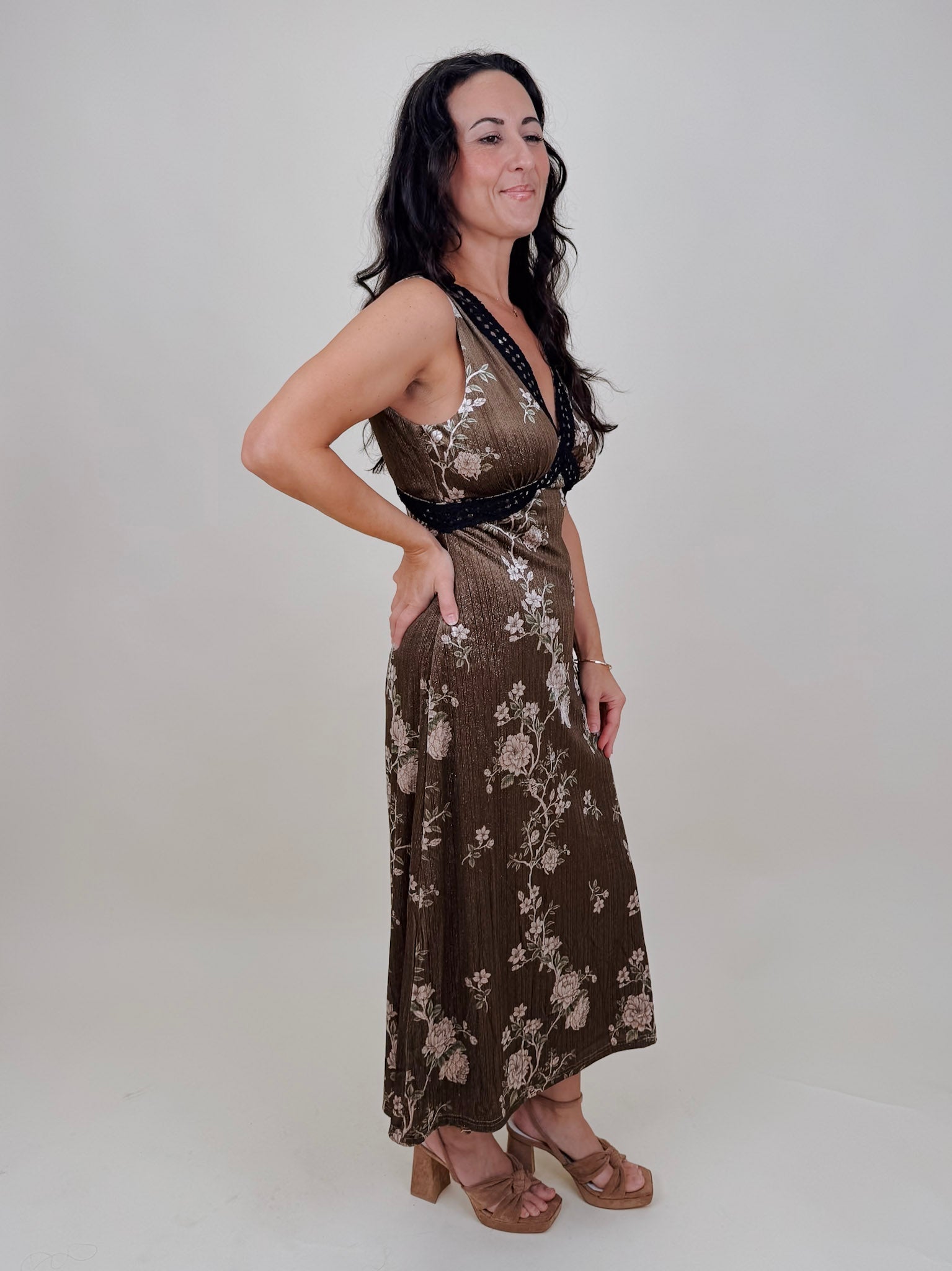 Rachel Midi Dress - PAPER DOLL