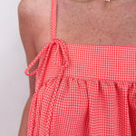Dee Dee Gingham Midi Dress - PAPER DOLL