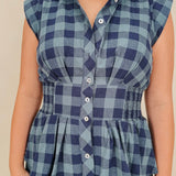Dorothy Midi Check Dress - PAPER DOLL