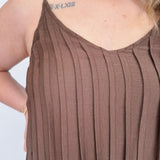 Elevated Summer Pleated Maxi Dress - PAPER DOLL