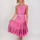 Look At You Shine Pleated Dress - PAPER DOLL