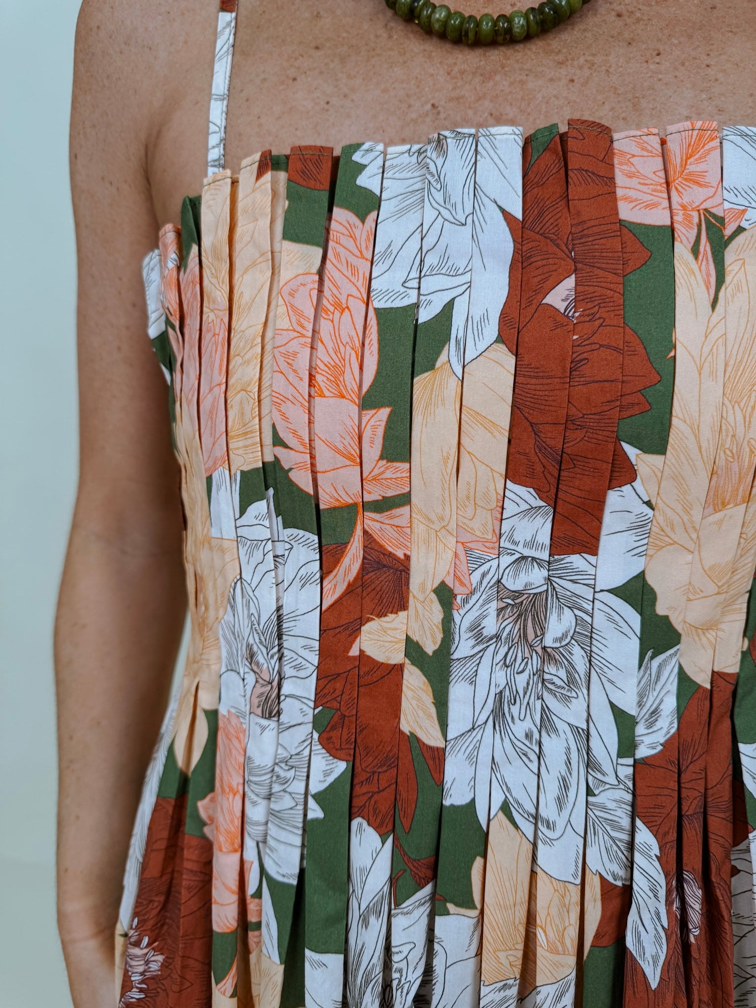 Laura Grace Pleated Midi Dress - PAPER DOLL