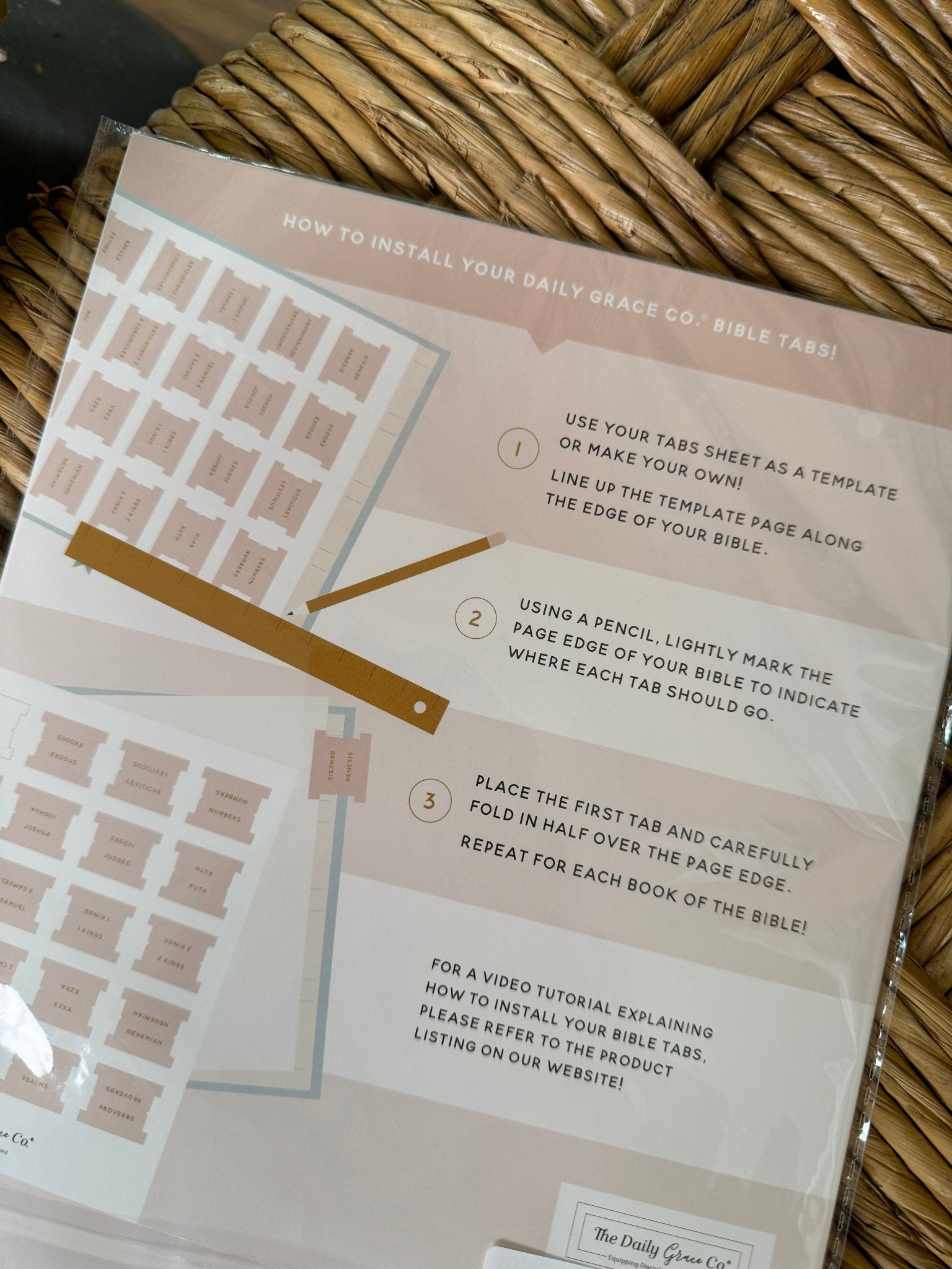 The Daily Grace Bible Tabs - PAPER DOLL