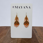 Gilded Feather Earrings - PAPER DOLL