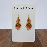 Gilded Feather Earrings - PAPER DOLL