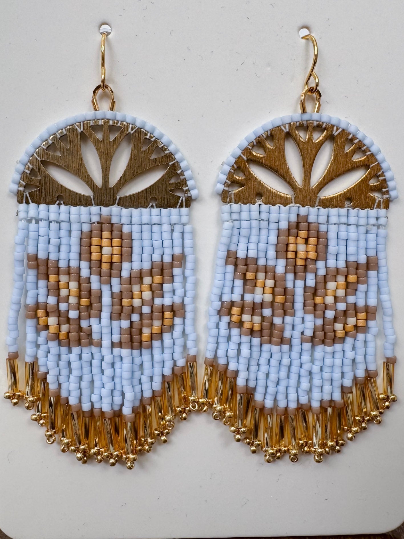 Lotus Fringe Earrings - PAPER DOLL