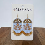 Lotus Fringe Earrings - PAPER DOLL