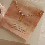 Mini Tag Dear Heart Necklace - PAPER DOLL