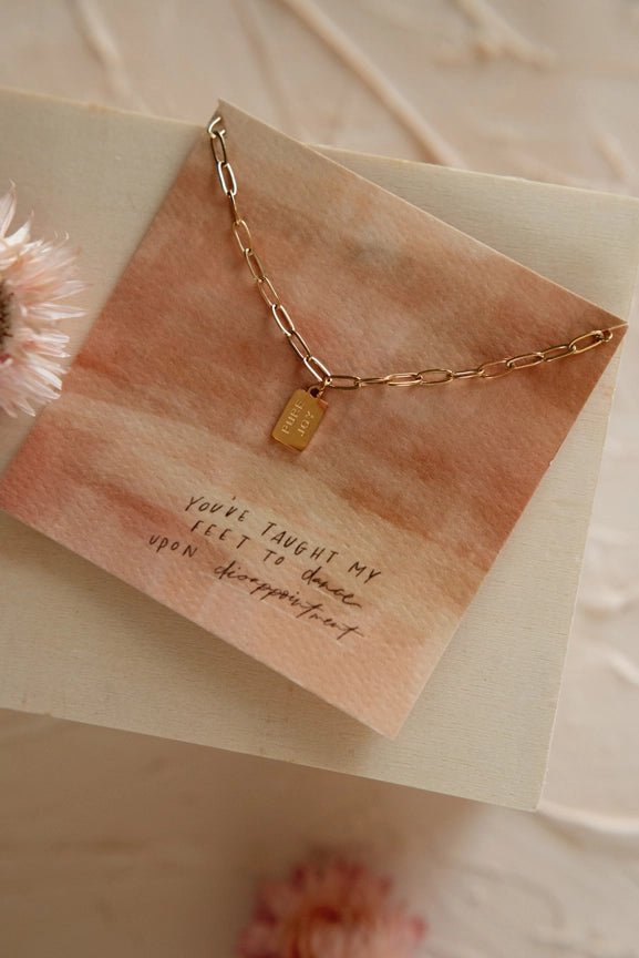 Mini Tag Dear Heart Necklace - PAPER DOLL