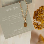 Mini Tag Dear Heart Necklace - PAPER DOLL