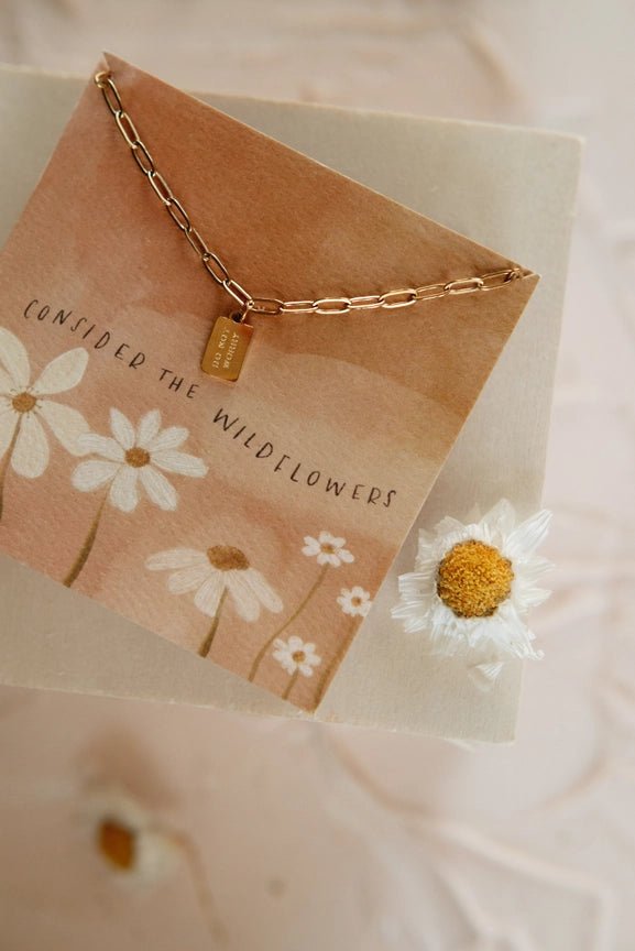 Mini Tag Dear Heart Necklace - PAPER DOLL