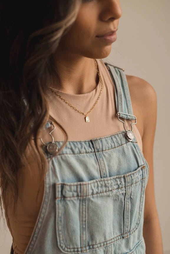 Mini Tag Dear Heart Necklace - PAPER DOLL