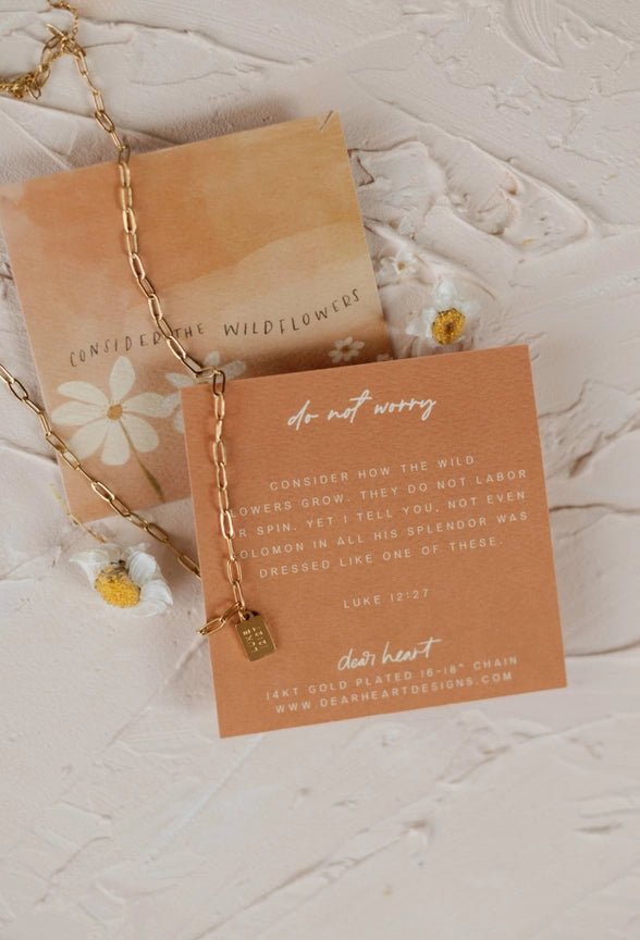 Mini Tag Dear Heart Necklace - PAPER DOLL