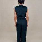 Ivy Mock Neck Jumpsuit - PAPER DOLL