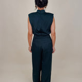 Ivy Mock Neck Jumpsuit - PAPER DOLL
