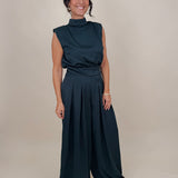 Ivy Mock Neck Jumpsuit - PAPER DOLL