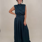 Ivy Mock Neck Jumpsuit - PAPER DOLL