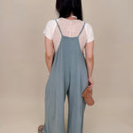 Olive Wide Leg Mineral Washed Jumper - PAPER DOLL