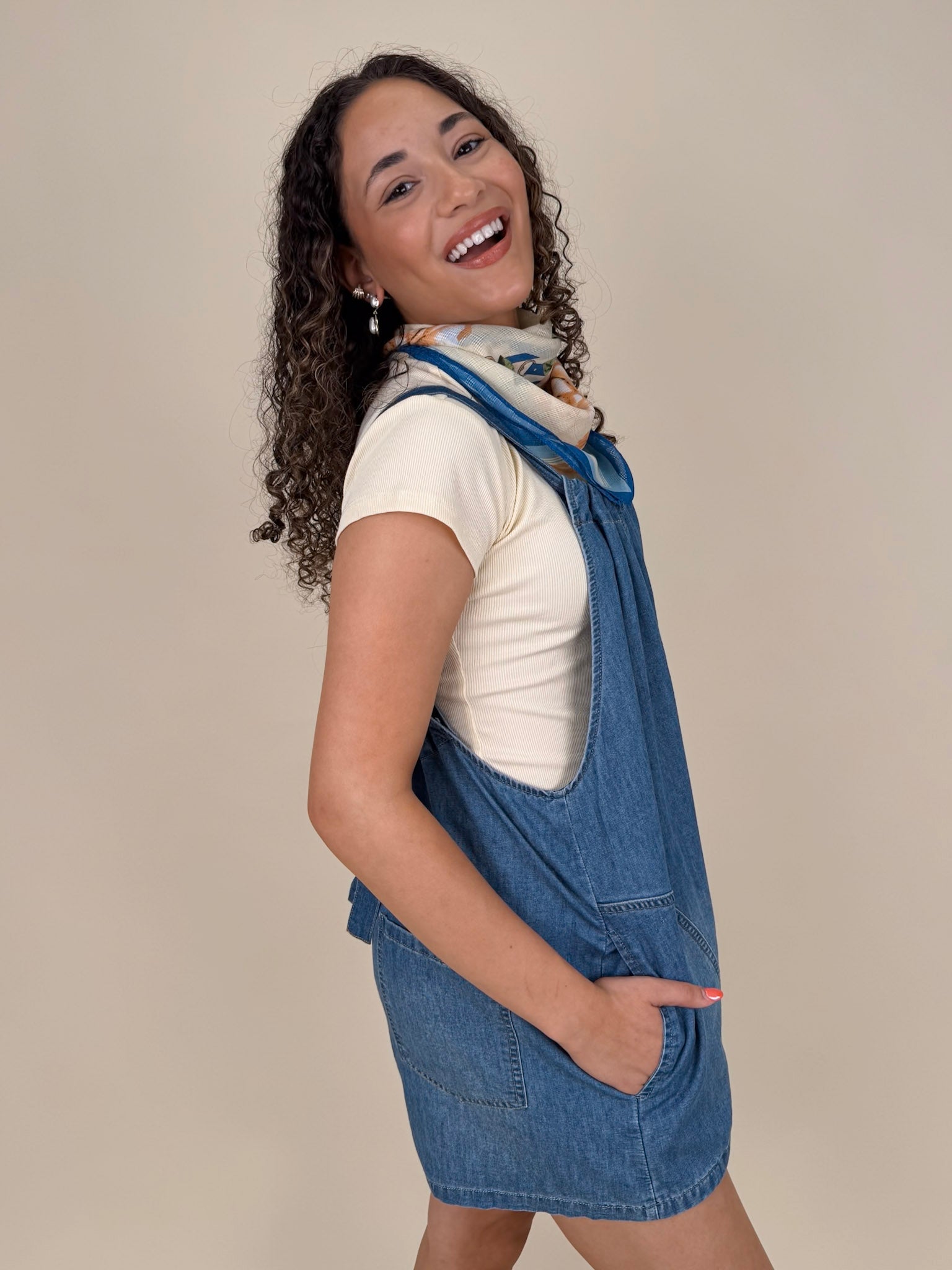 That Jesus Glow Overall Romper - PAPER DOLL