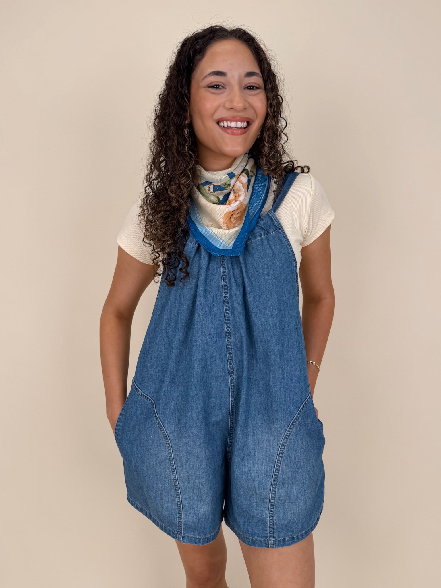 That Jesus Glow Overall Romper - PAPER DOLL