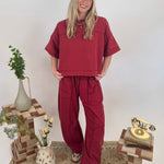 Layla Top and Barrel Pant Set - PAPER DOLL