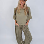Layla Top and Barrel Pant Set - PAPER DOLL