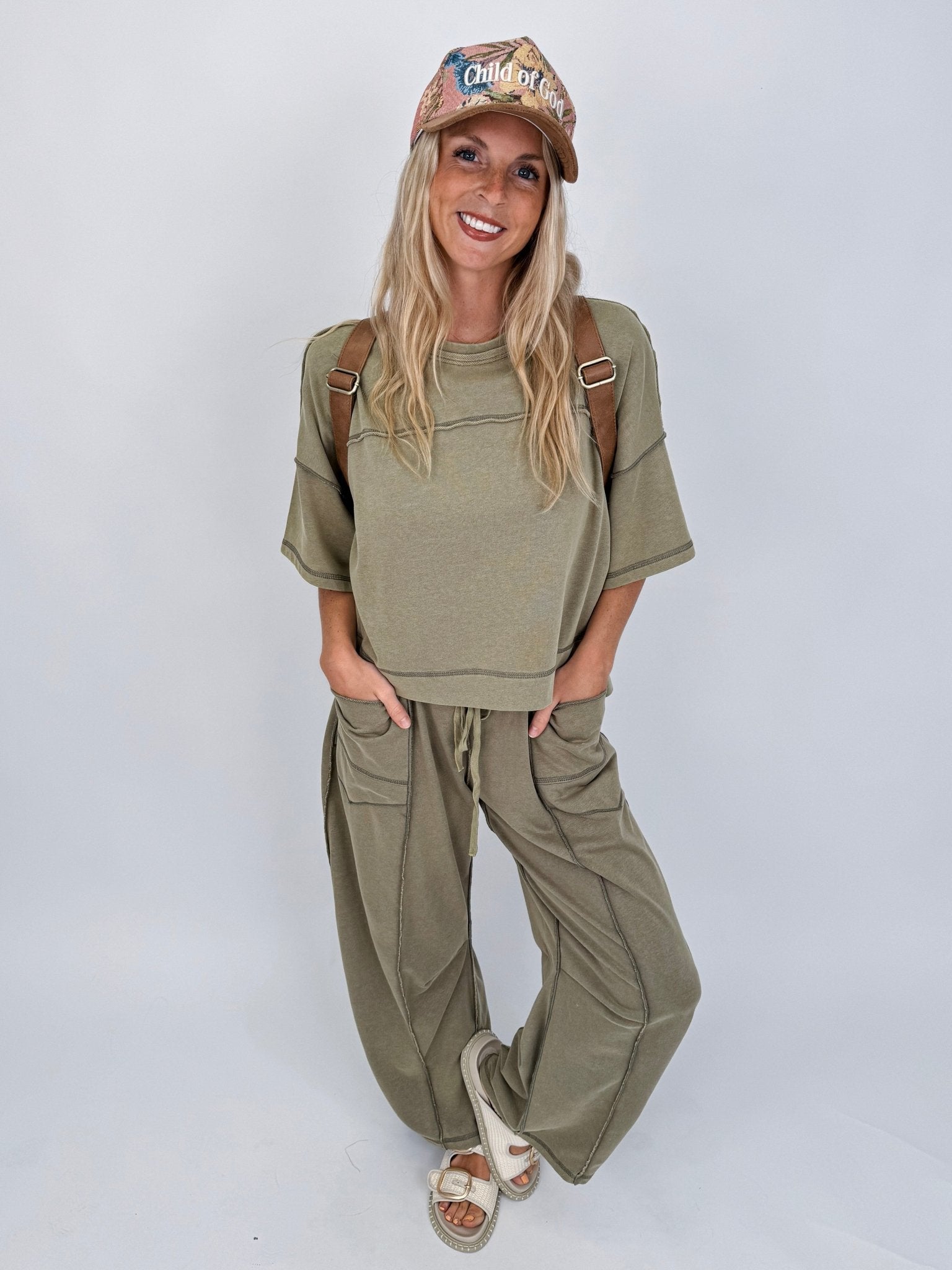 Layla Top and Barrel Pant Set - PAPER DOLL
