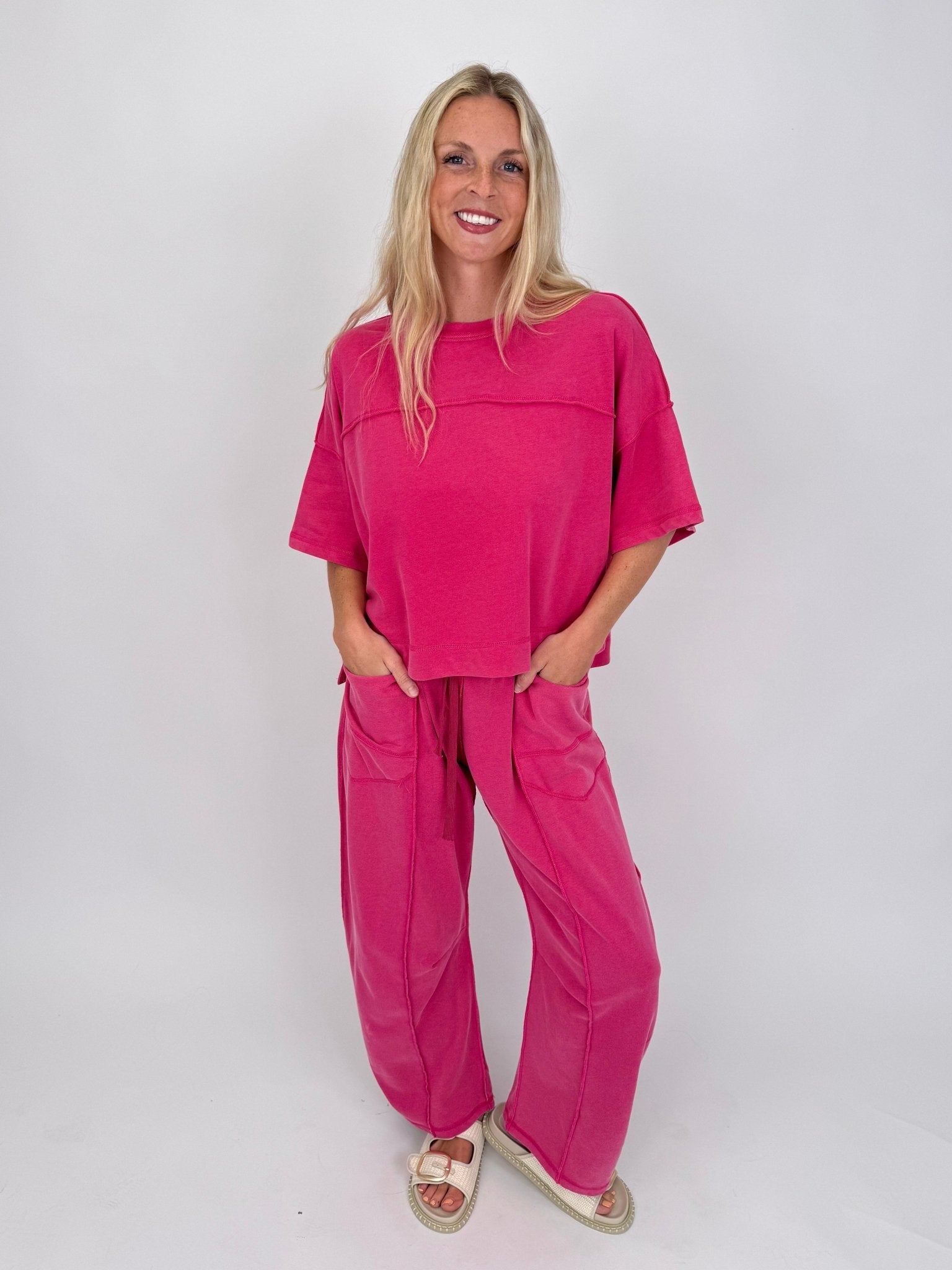 Layla Top and Barrel Pant Set - PAPER DOLL