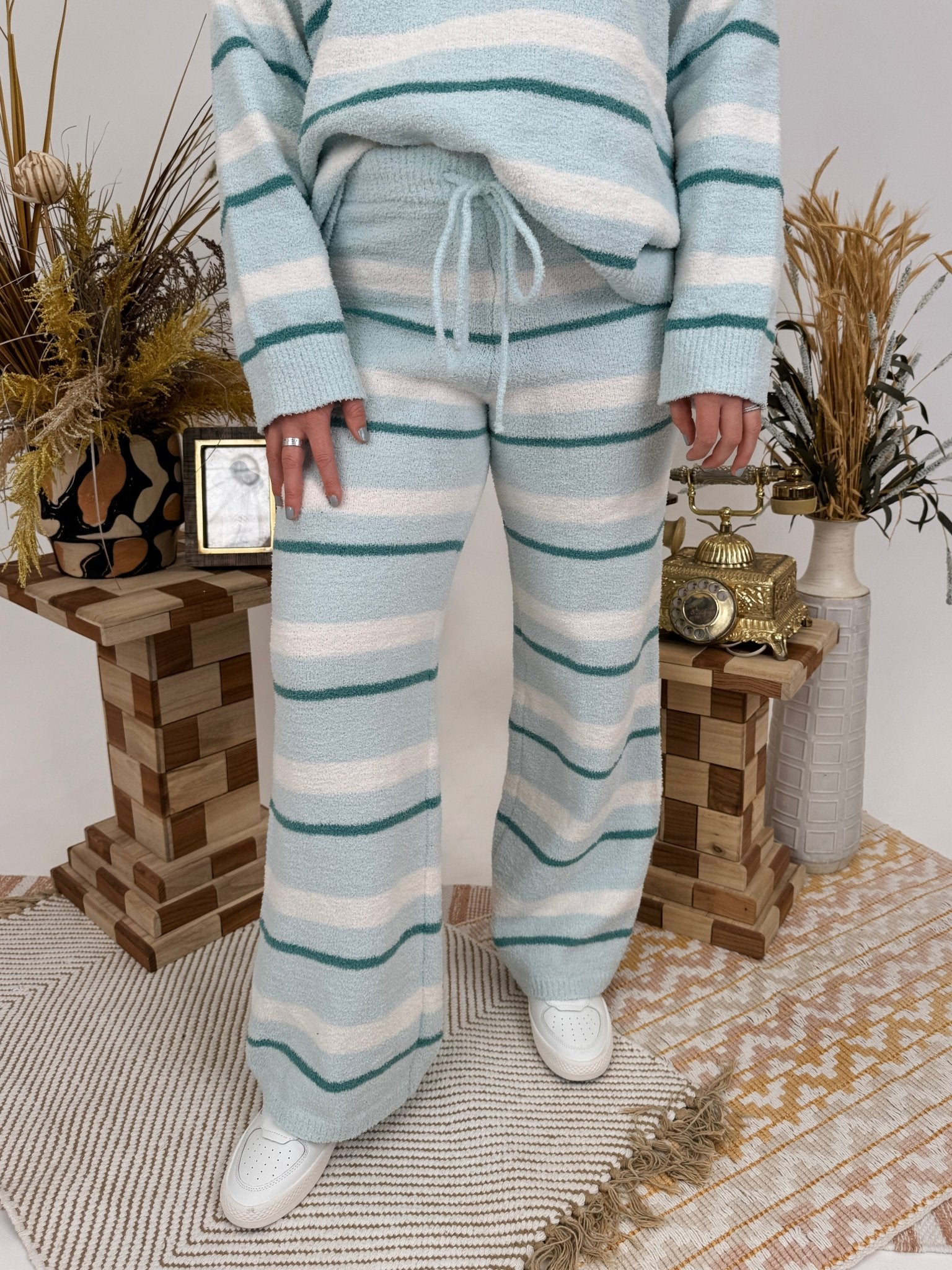 Jamie Sweater Top & Wide Leg Pant Set - PAPER DOLL