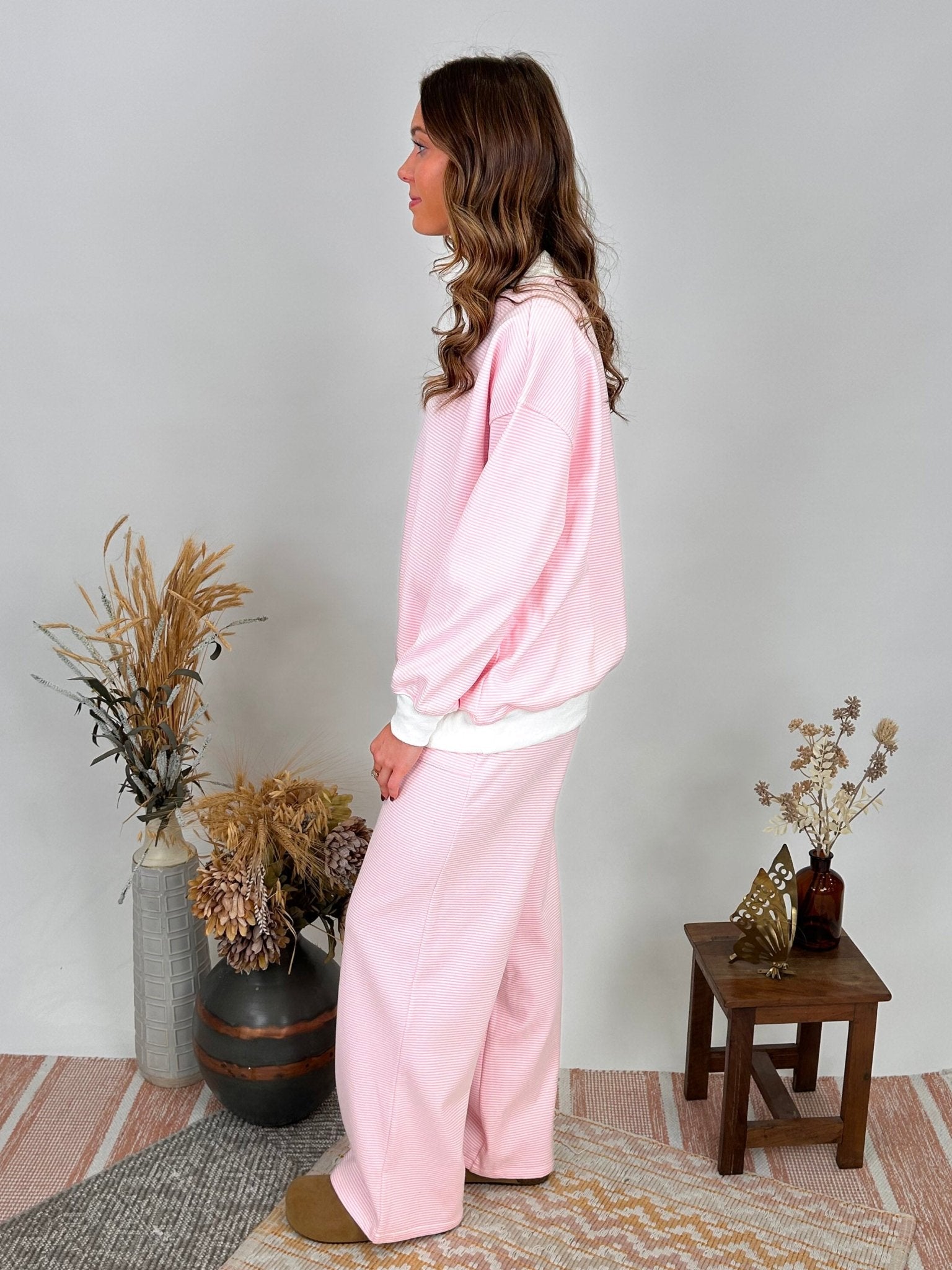 Kristi Striped Sweat Set - PAPER DOLL