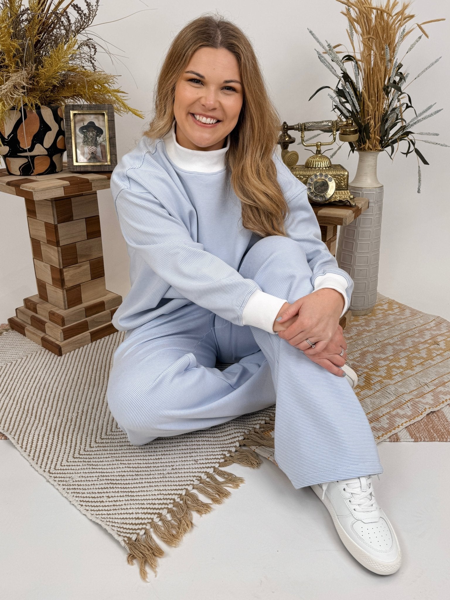 Kristi Striped Sweat Set - PAPER DOLL