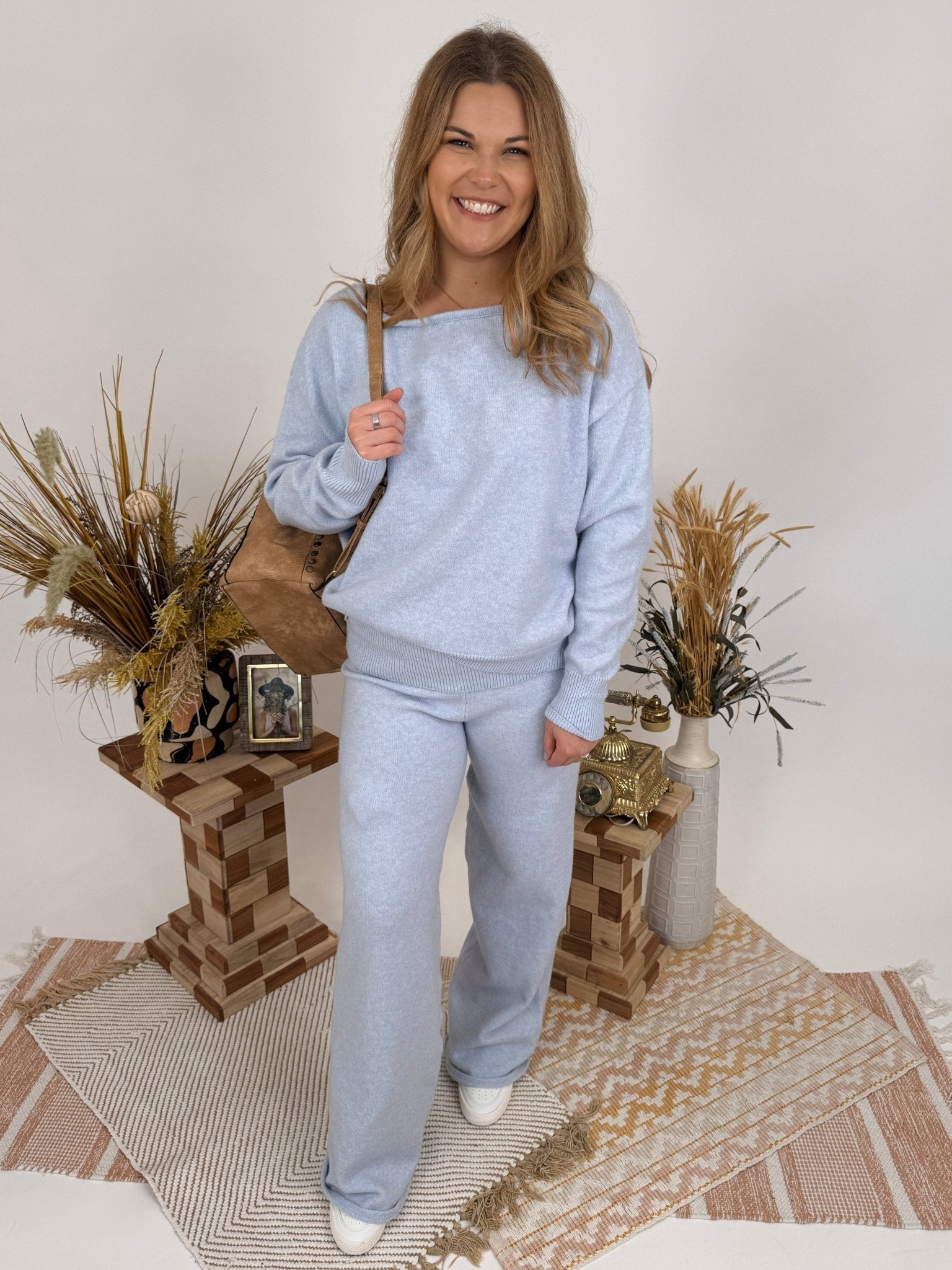 Never Settle Sweater Top & Pant Set - PAPER DOLL