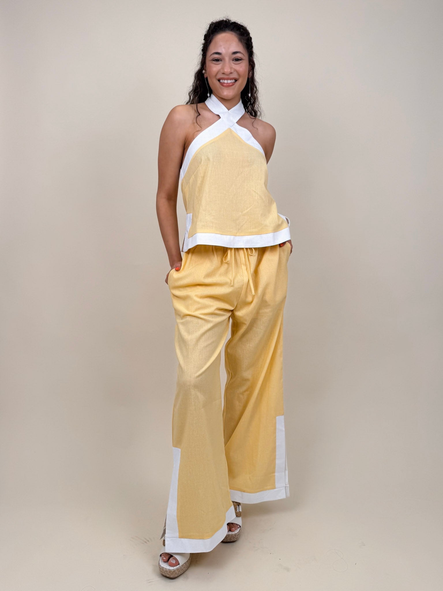 Walking At Sunset Top & Pant Set - PAPER DOLL