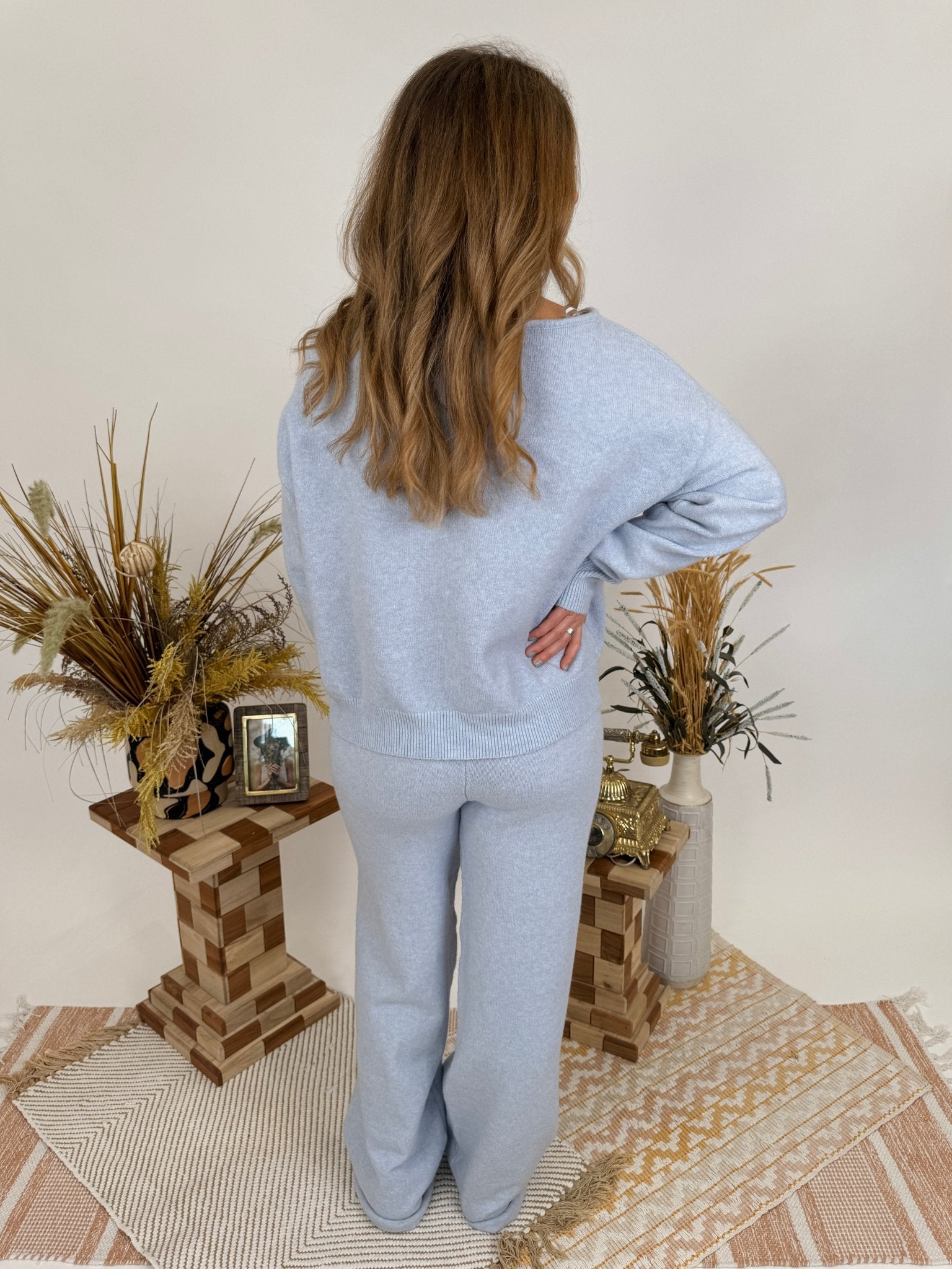 Never Settle Sweater Top & Pant Set - PAPER DOLL
