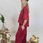 Layla Top and Barrel Pant Set - PAPER DOLL