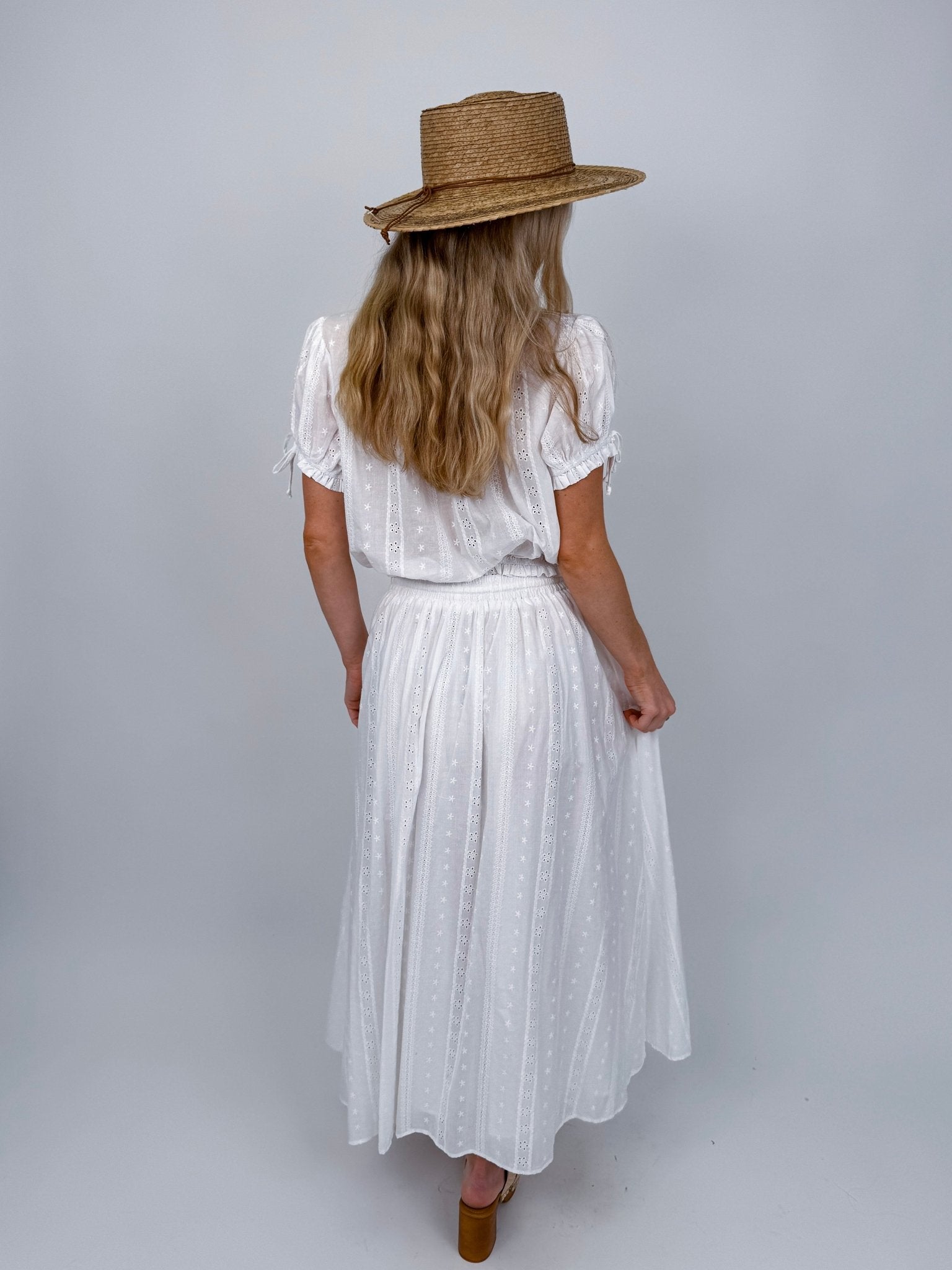 Ellery Embroidery Top & Skirt Set - PAPER DOLL