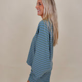 Granola Girl Striped Shorts Set - PAPER DOLL