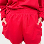 Amberly Oversize Sweatshirt & Short Set - PAPER DOLL