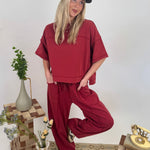 Layla Top and Barrel Pant Set - PAPER DOLL