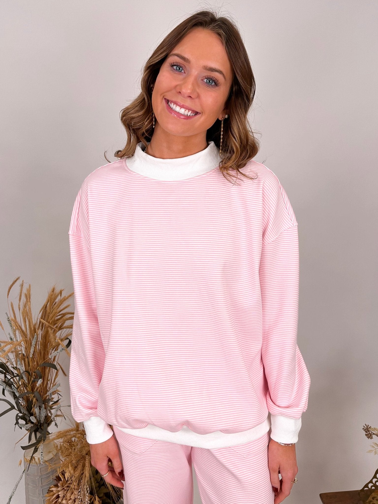 Kristi Striped Sweat Set - PAPER DOLL