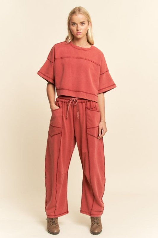 Layla Top and Barrel Pant Set - PAPER DOLL