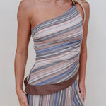 Natalia Striped Top & Short Set - PAPER DOLL