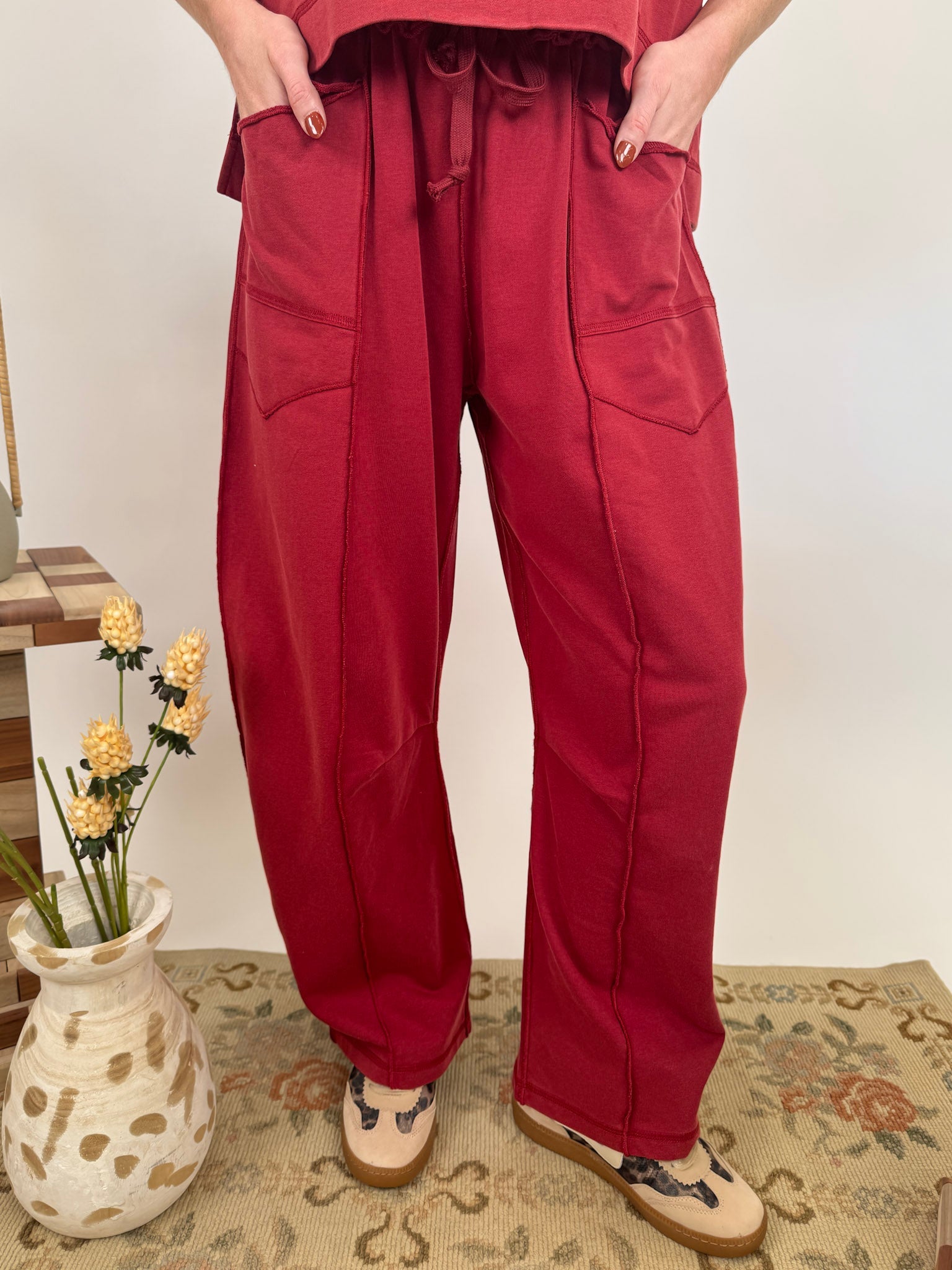 Layla Top and Barrel Pant Set - PAPER DOLL