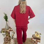 Layla Top and Barrel Pant Set - PAPER DOLL