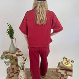 Layla Top and Barrel Pant Set - PAPER DOLL