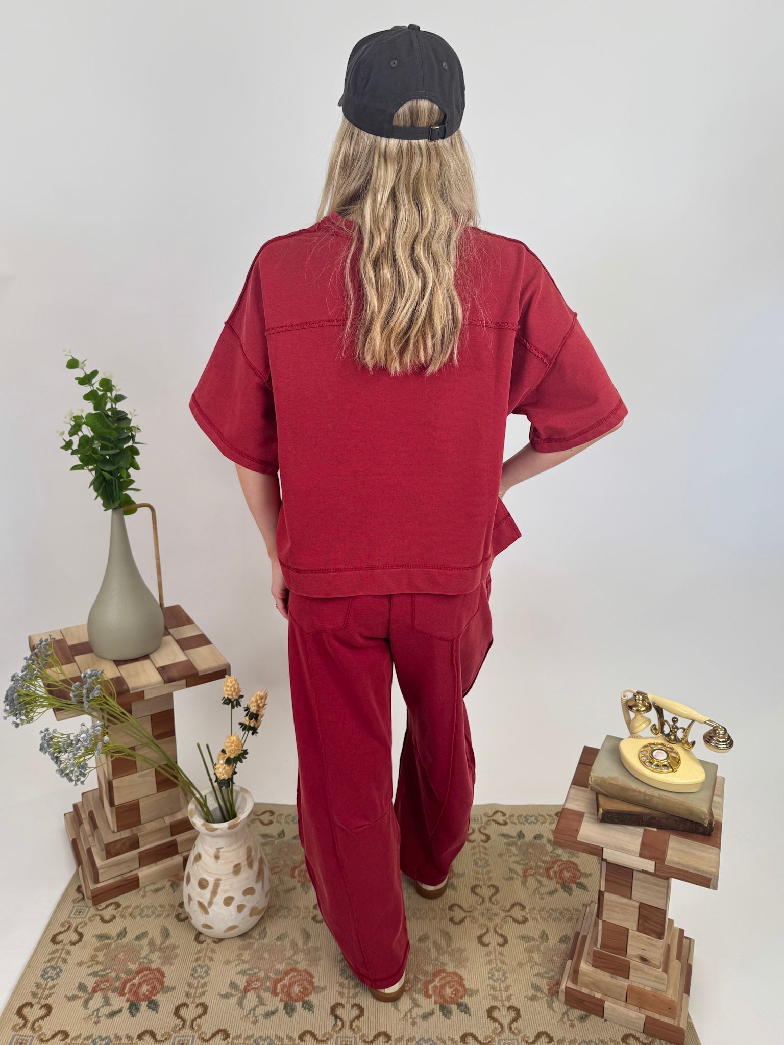 Layla Top and Barrel Pant Set - PAPER DOLL