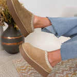 Brandi Platform Cozy Mule Slipper - PAPER DOLL