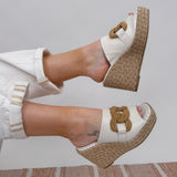 The Aime Slide Wedge - PAPER DOLL