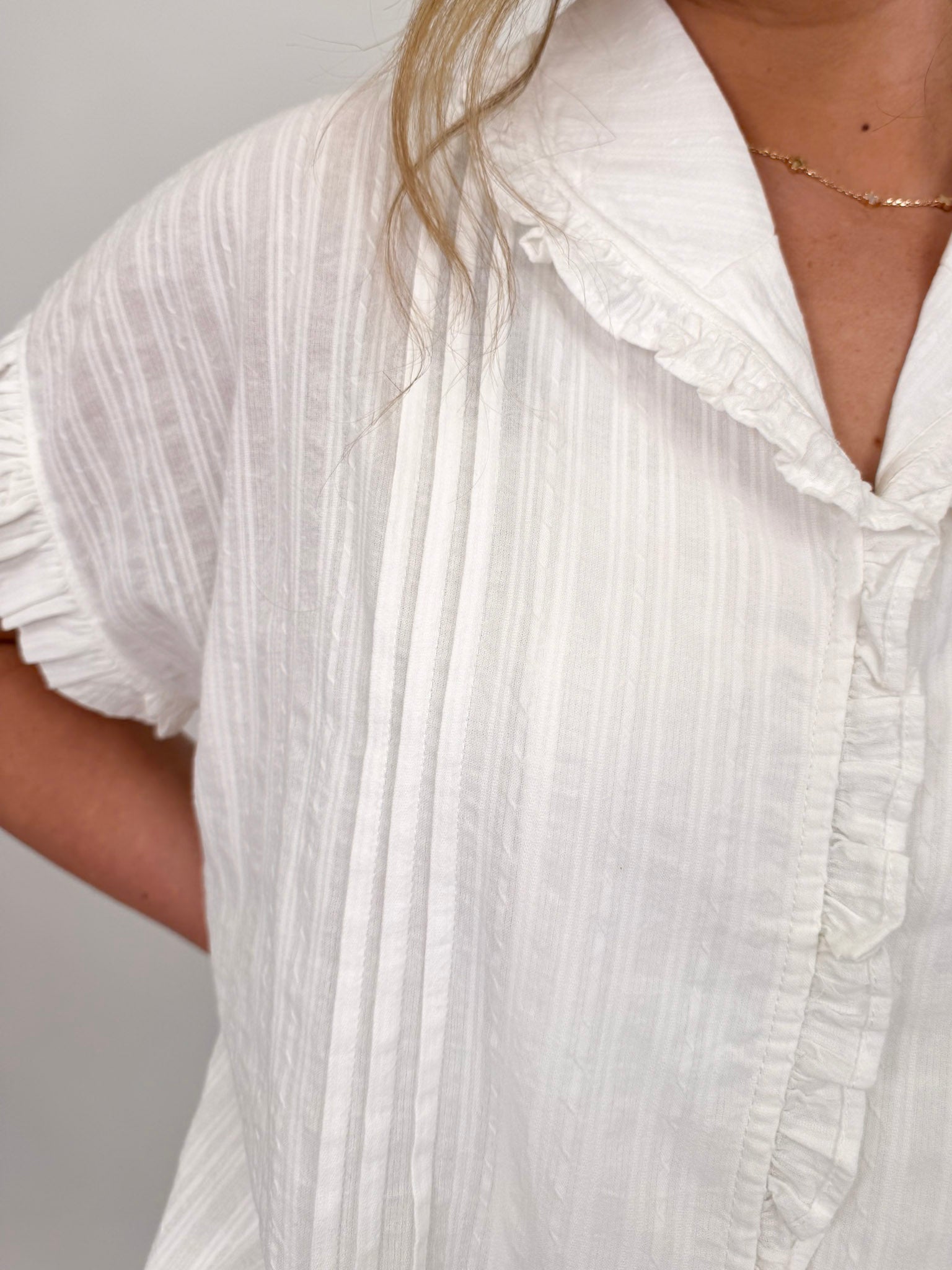 Katalina Ruffle Blouse - PAPER DOLL