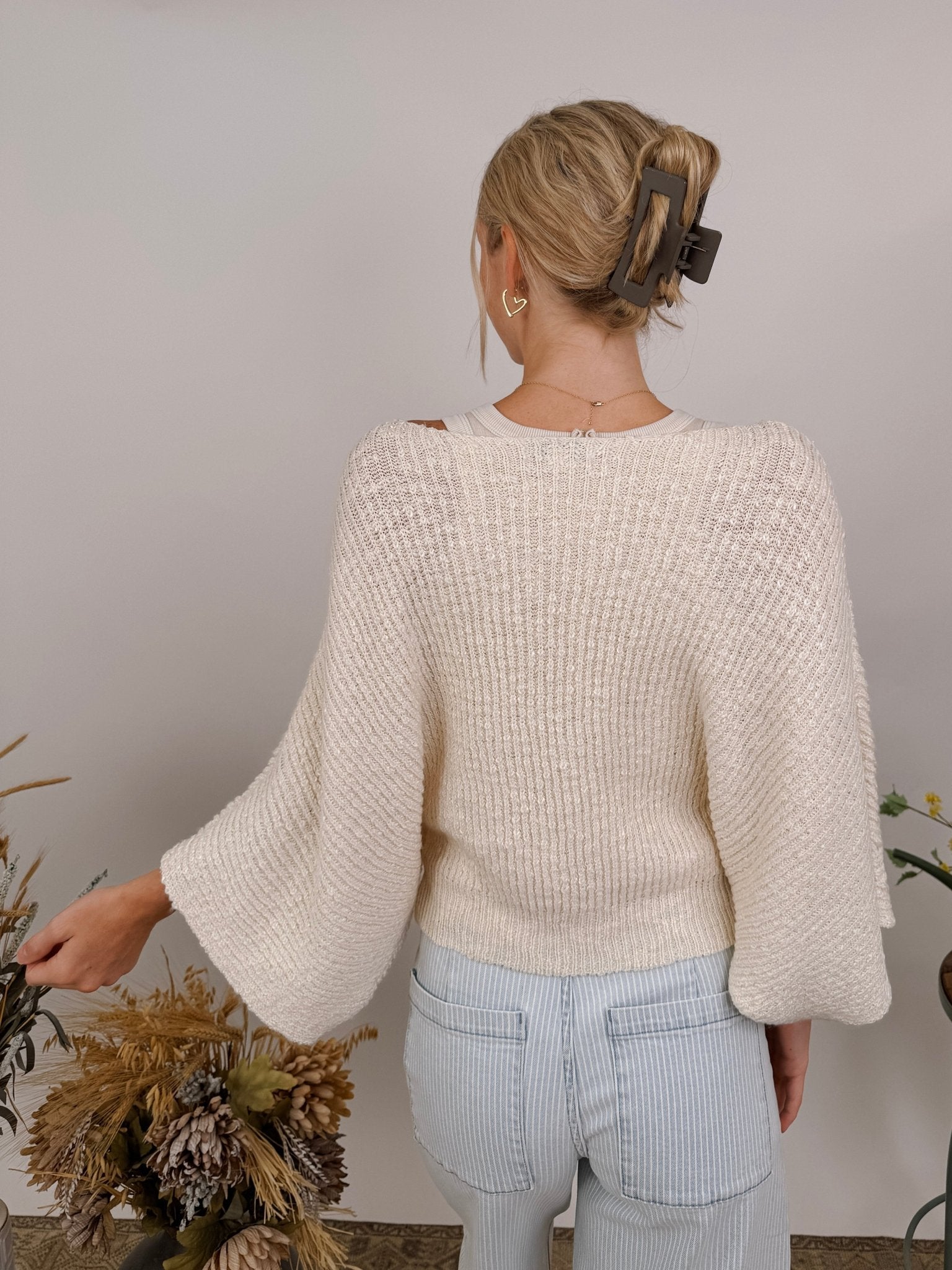 Claudia Knit Sweater Top - PAPER DOLL